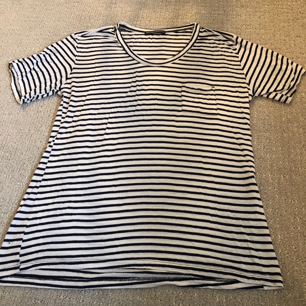 Striped oversized Brandy Melville T shirt